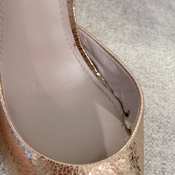 Vince Camuto rose gold shattered metallic Halona pumps size 7.5 - Picture 12 of 15